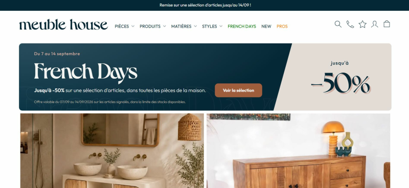 code promo Meuble House