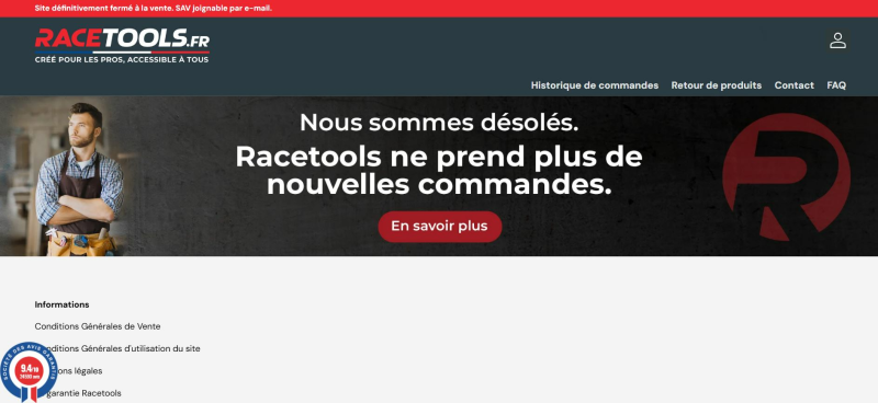 code promo Racetools