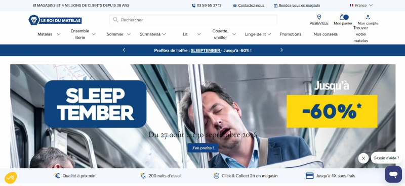 code promo Le Roi du Matelas