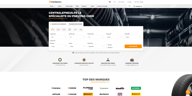 code promo Centrale Pneus