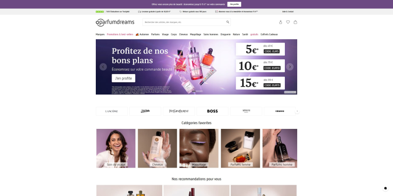 code promo Parfumdreams