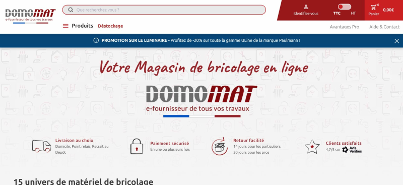 code promo Domomat