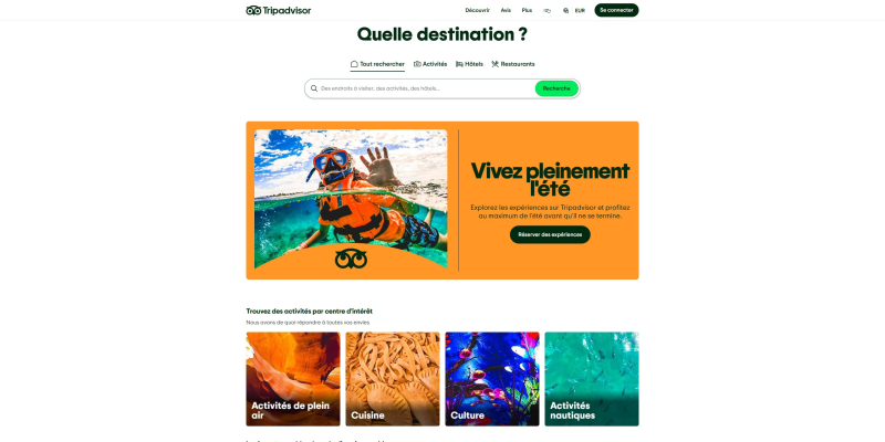 code promo Tripadvisor