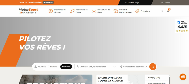 code promo Motorsport Academy