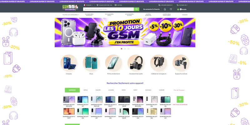 code promo GSM55