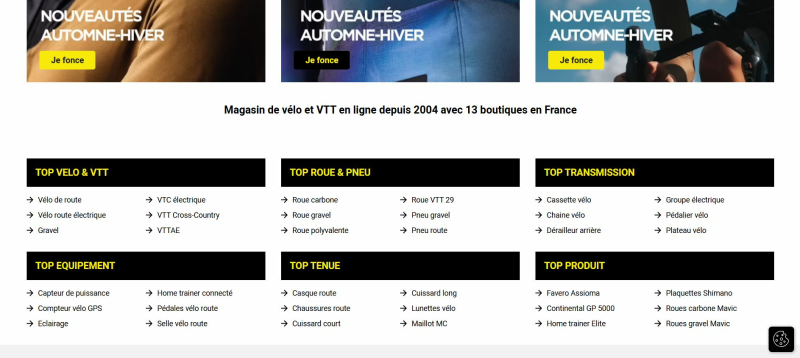 Materiel Velo