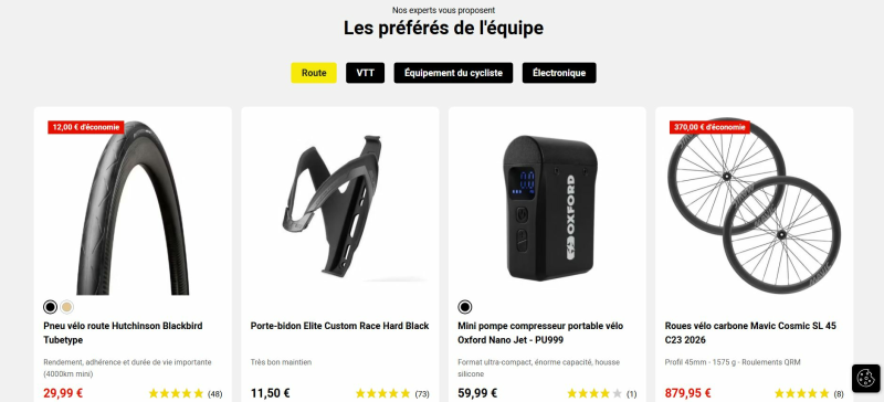 Materiel Velo