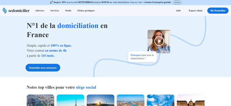 code promo SeDomicilier