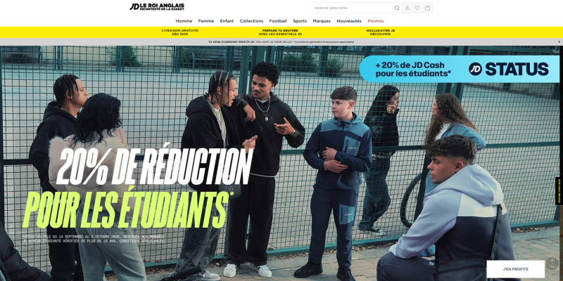code promo JD Sports