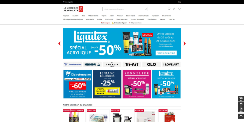 code promo Le Géant des Beaux Arts