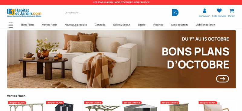 code promo Habitat et Jardin