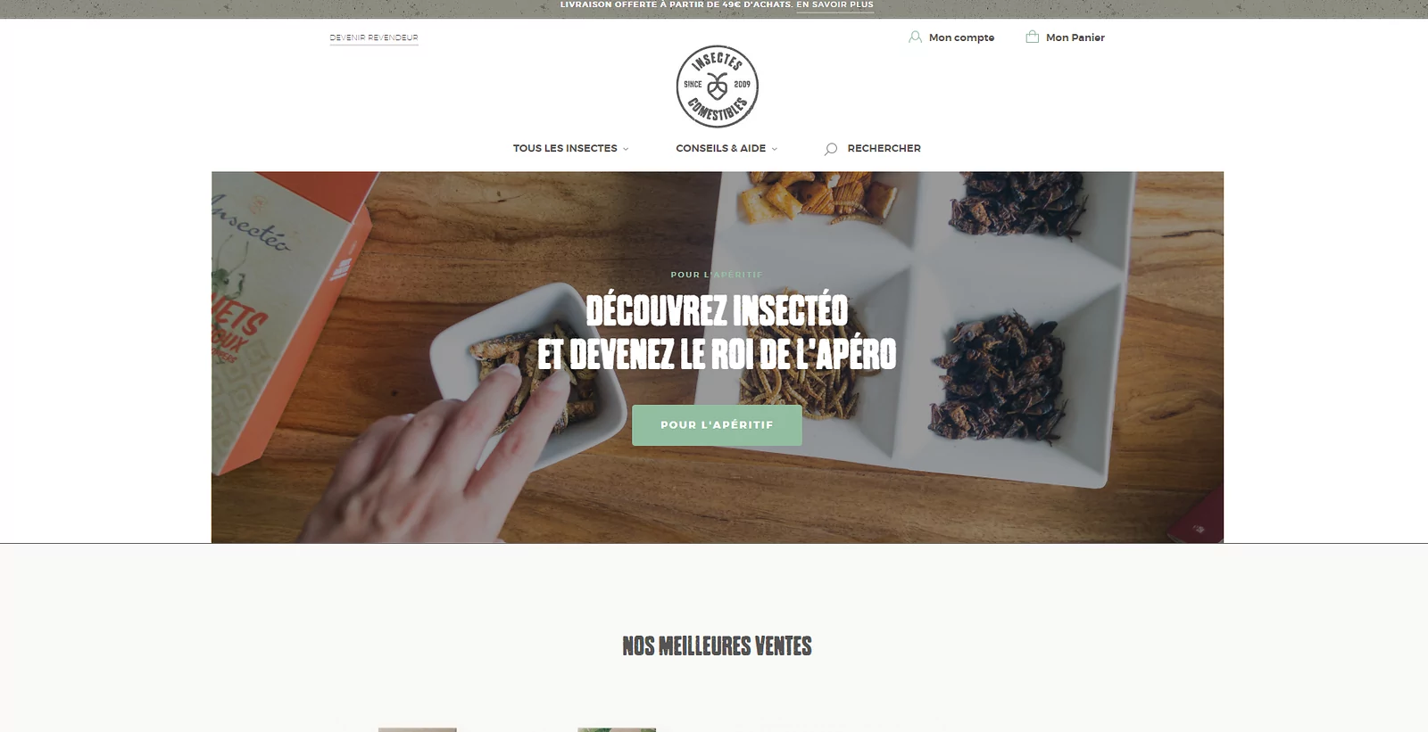 code promo Insectescomestibles.fr