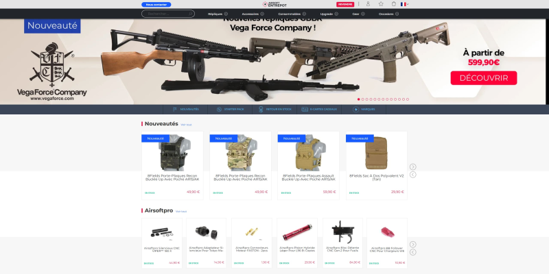 code promo Airsoft Entrepot