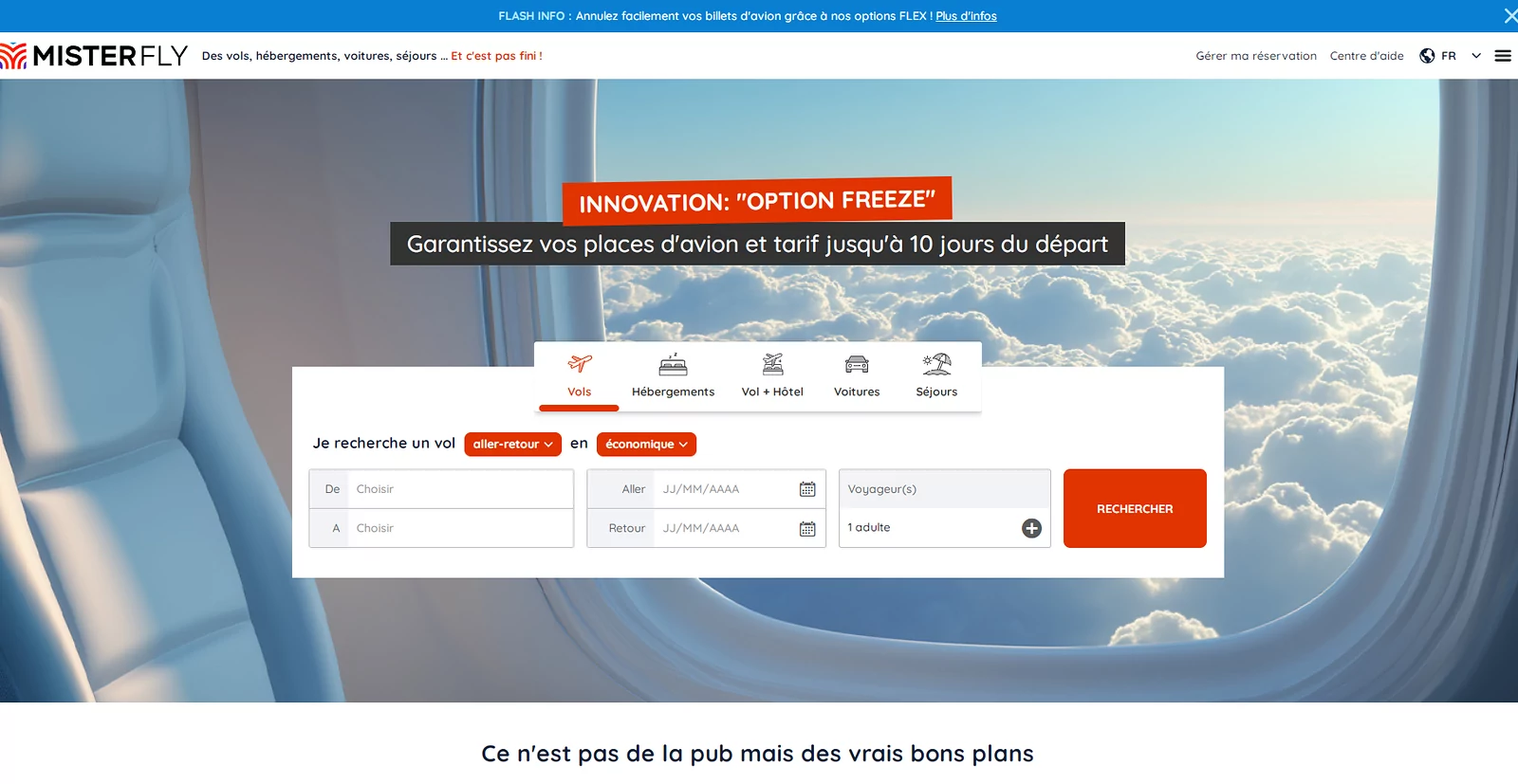 code promo MisterFly