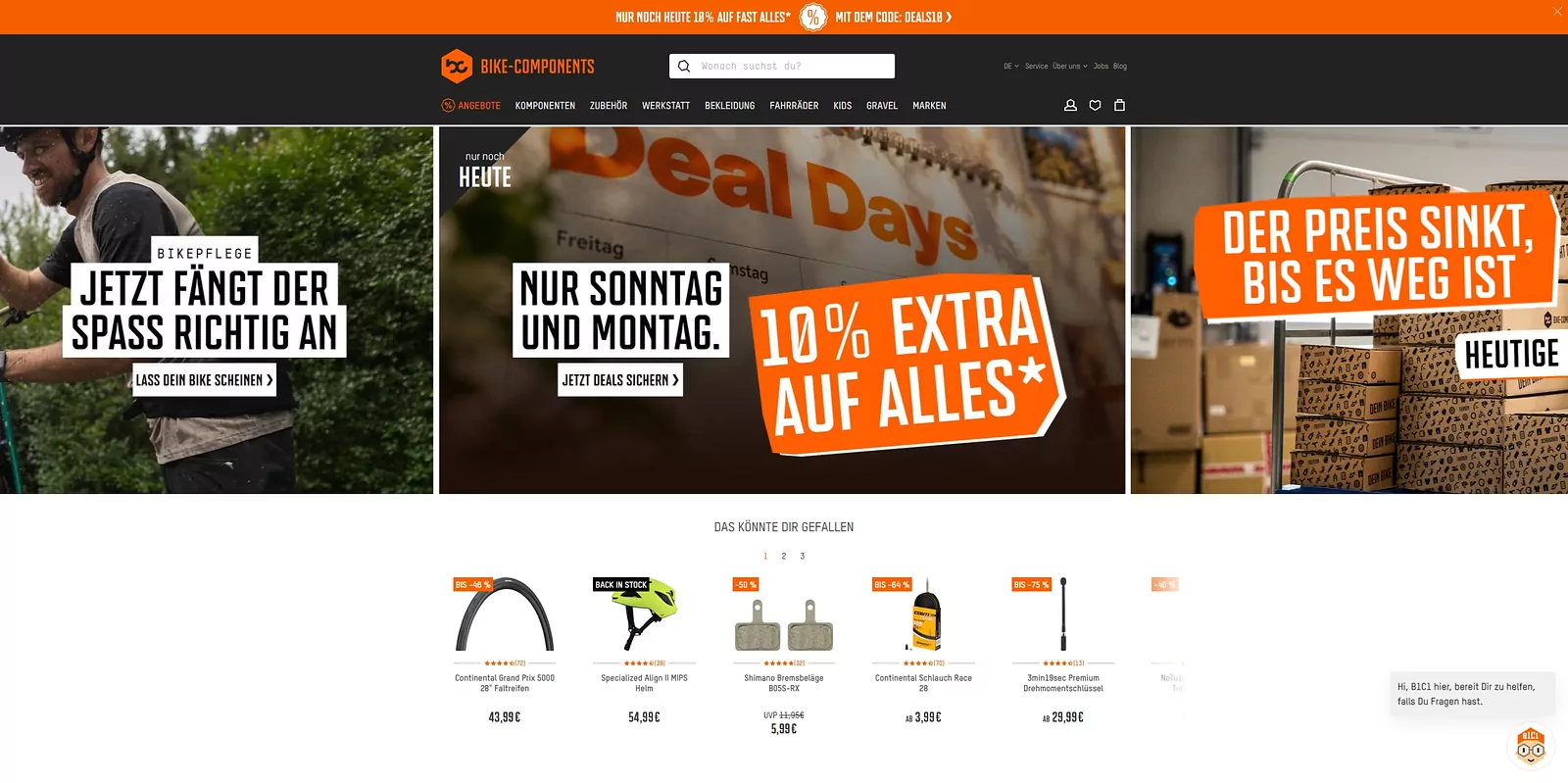 code promo Bike-components