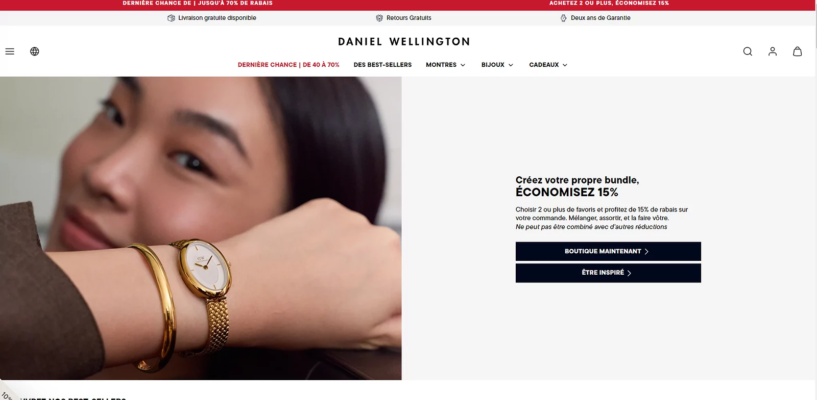 code promo Daniel Wellington