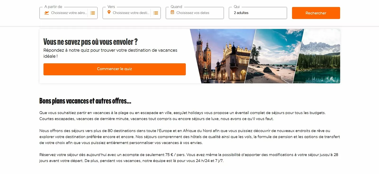 Easyjet Holidays