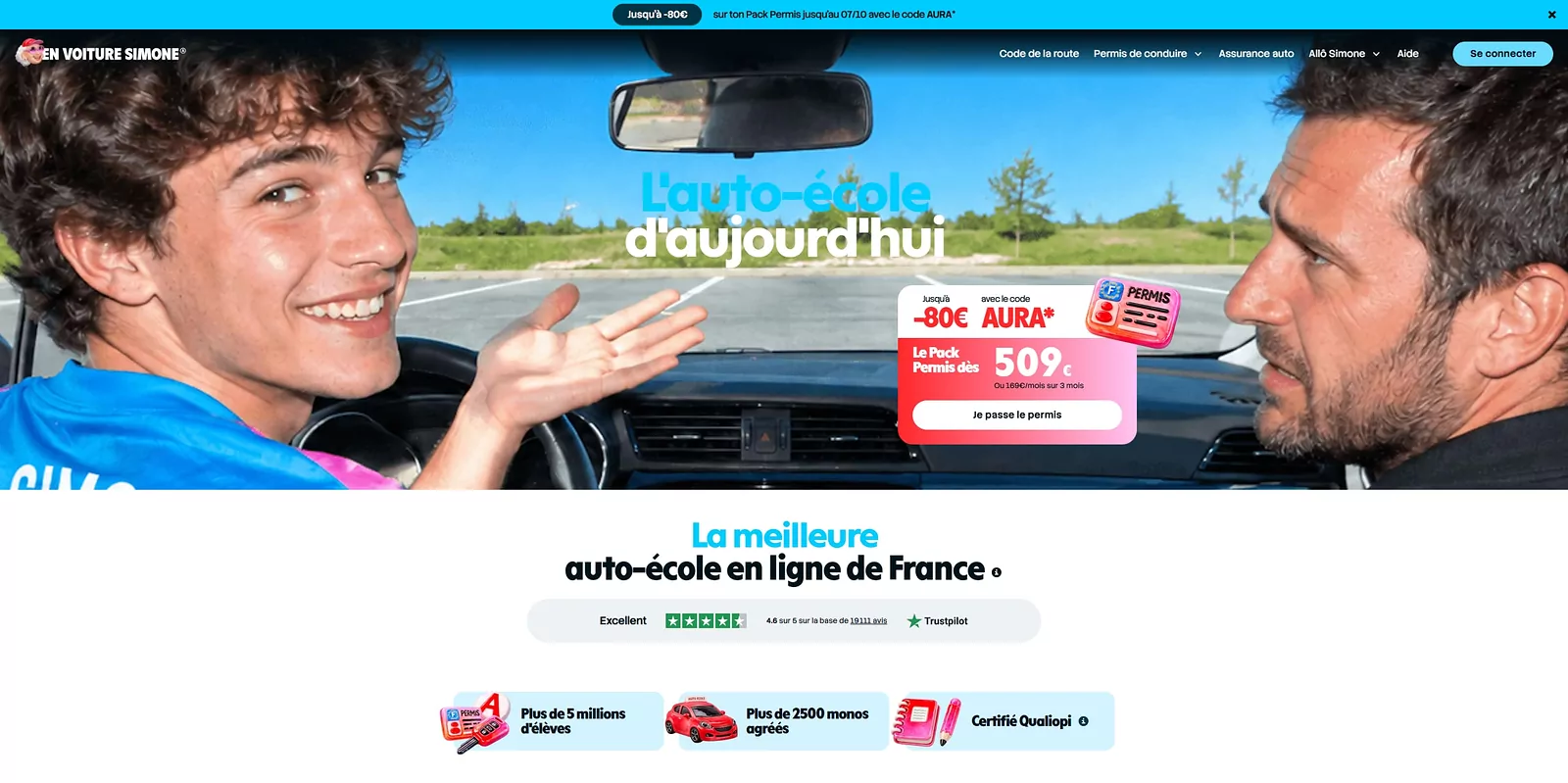 code promo En voiture Simone