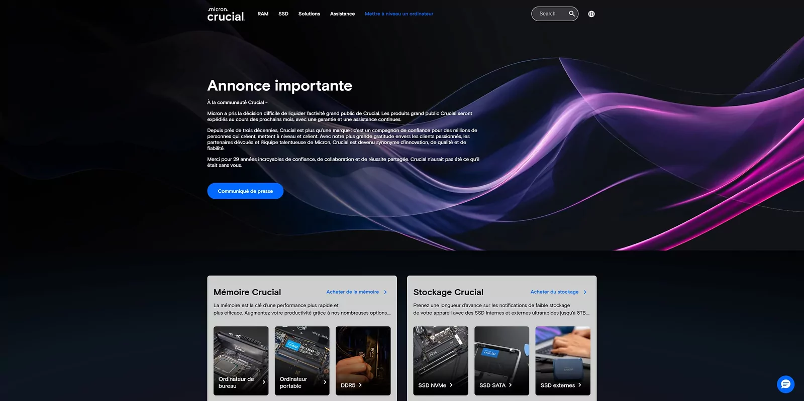 code promo Crucial