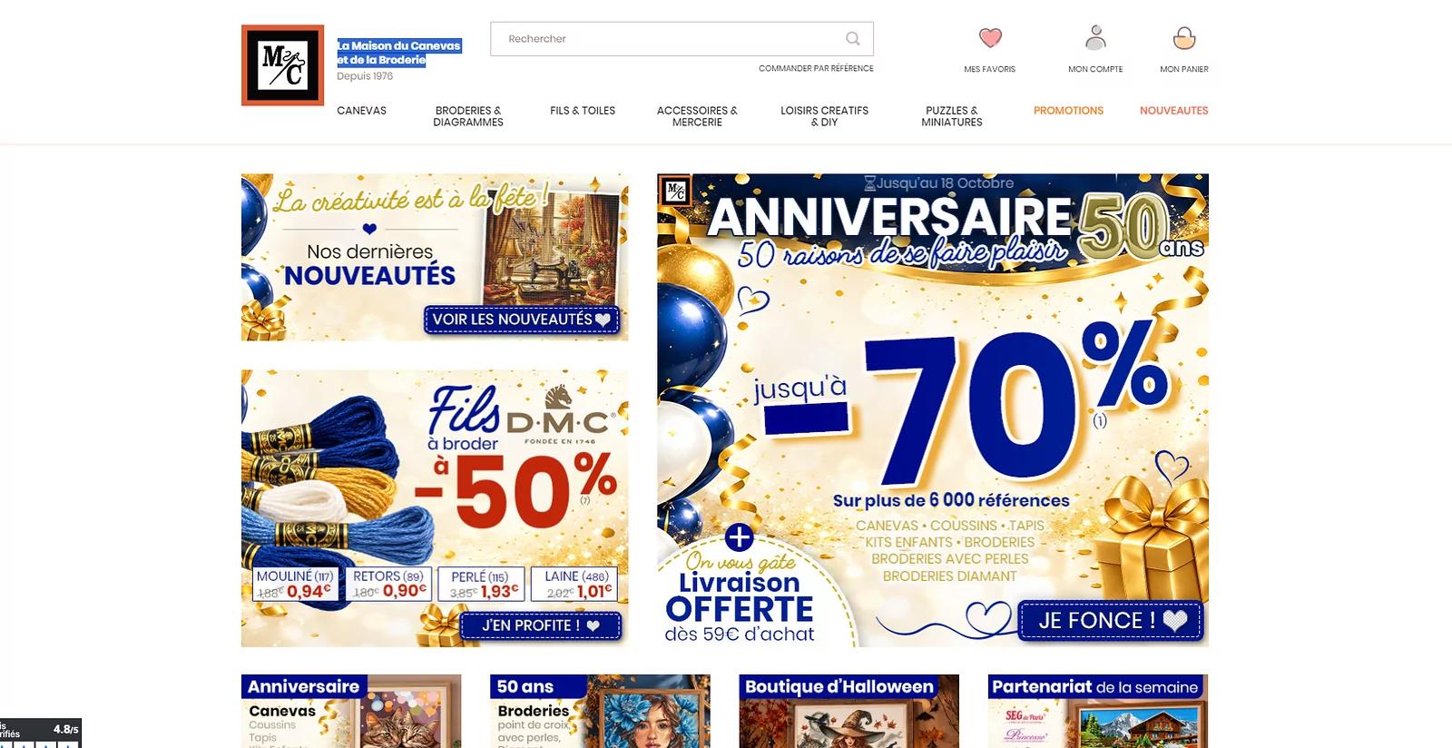 code promo Maison du Canevas