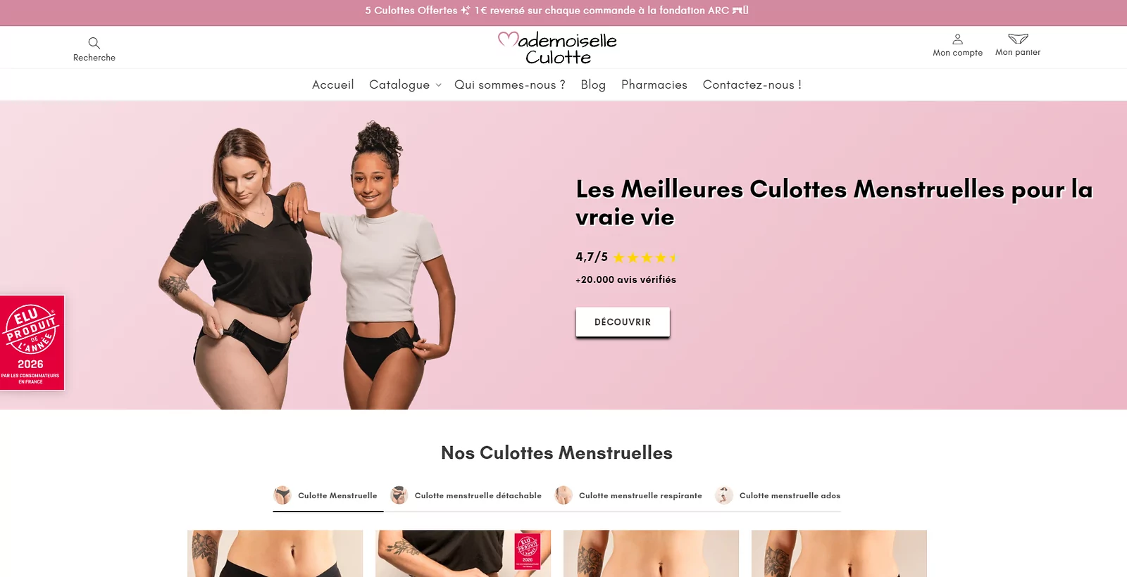 code promo Mademoiselle Culotte