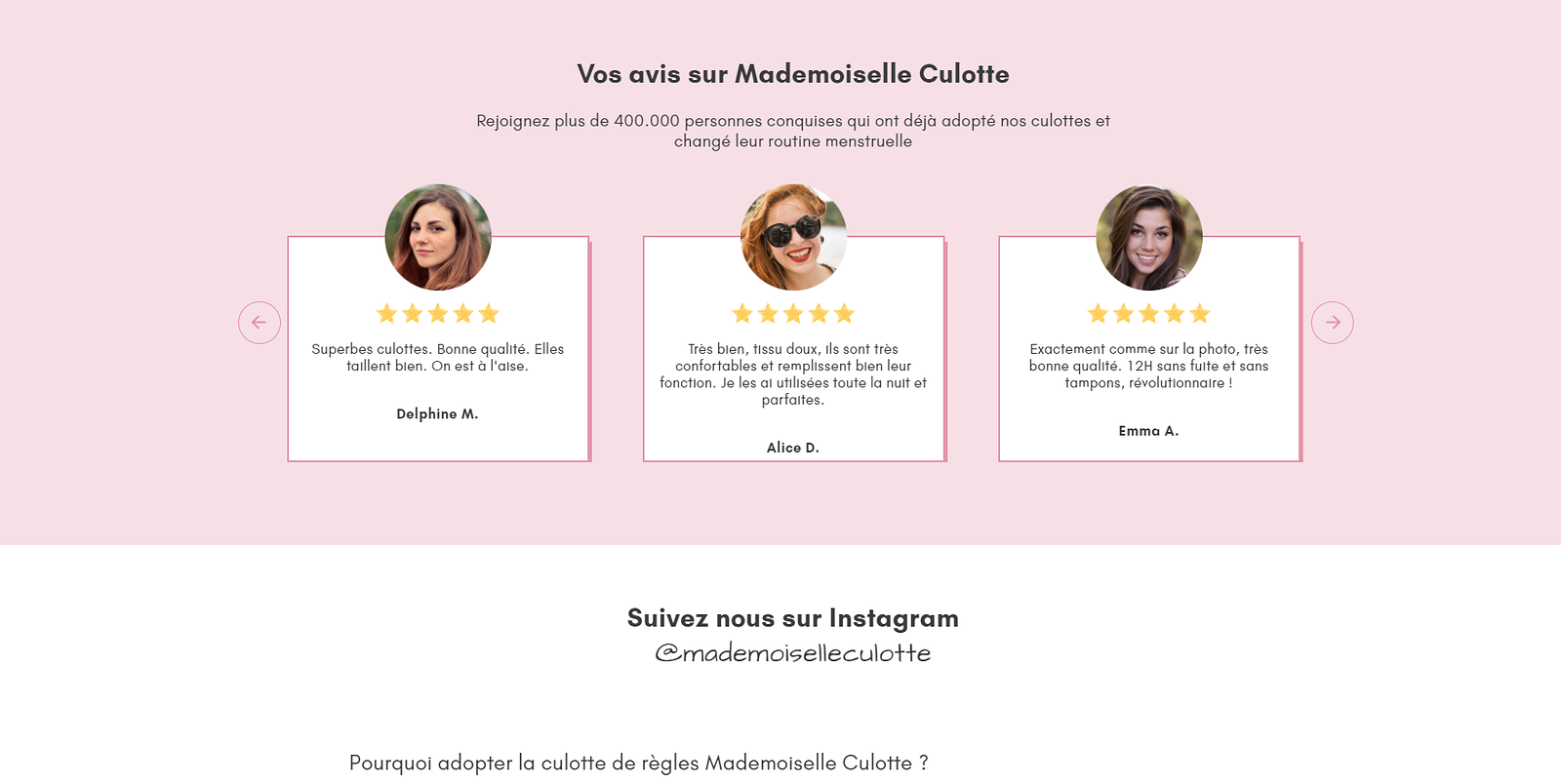 Mademoiselle Culotte