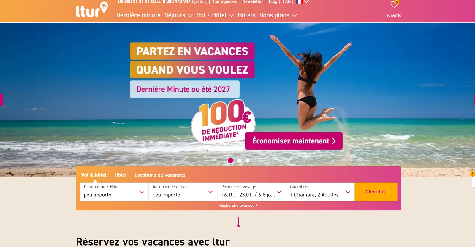 code promo ltur