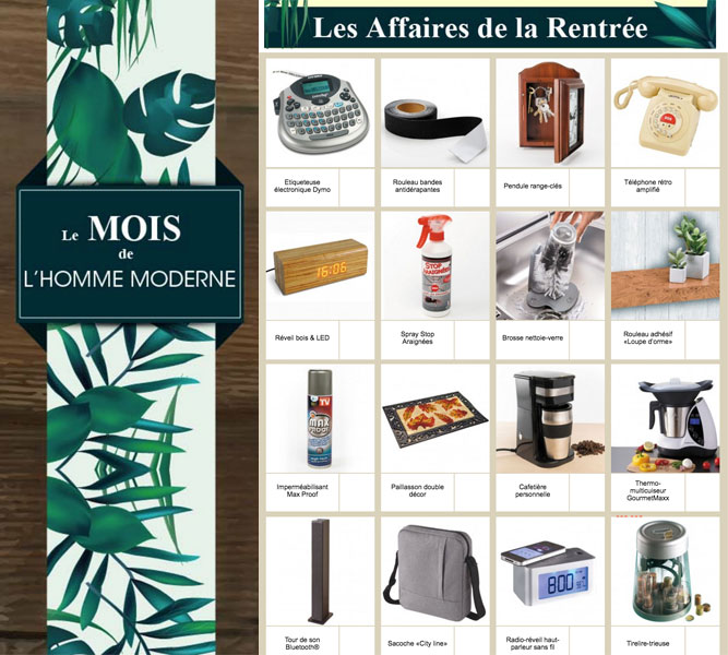 L'Homme Moderne, le catalogue français pour les Hommes pour la Mode, le quotidien et la Maison !