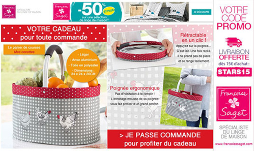 Je clique ici pour profiter de la Promo Francoise Saget