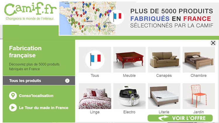 Achetez FRANCAIS, découvrez la sélection Made in France de LA CAMIF