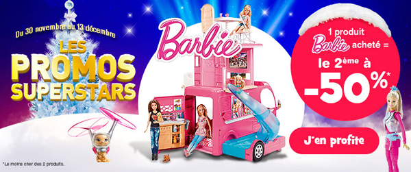 Cliquez ici pour profiter de l'offre Barbie