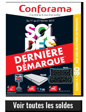 Feuilletez le Catalogue Conforama Dernière Démarque