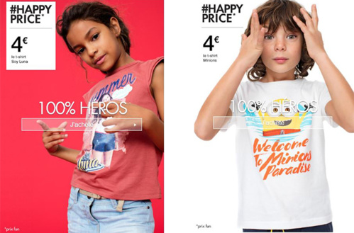 Collection fille et garçon à petits prix chez Kiabi