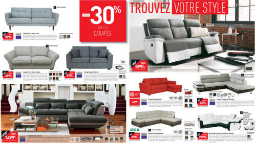 Retrouvez toute la sélection Mobilier à la page 34 de votre catalogue Retrouvez toute la sélection Mobilier à la page 34 de votre catalogue