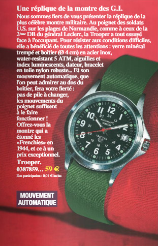 La montre Trooper