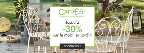 La Camif, vous propose -30% sur une sélection de produits pour votre jardin