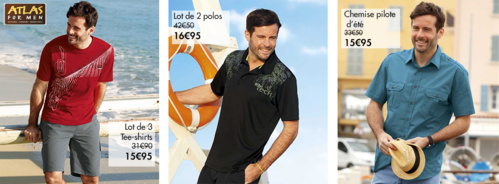 Atlas For Men, chemise, polo, shurt