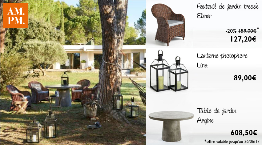 Cliquez ici pour accéder aux tables de jardin AM.PM