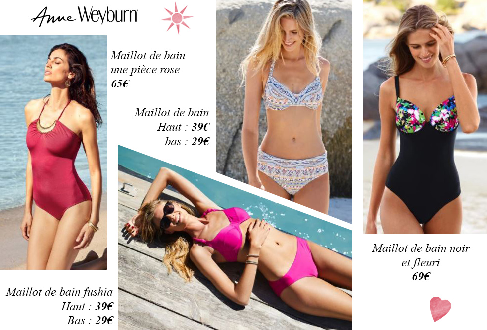 Cliquez ici pour accéder aux maillots de bain Anne Weyburn Cliquez ici pour accéder aux maillots de bain Anne Weyburn