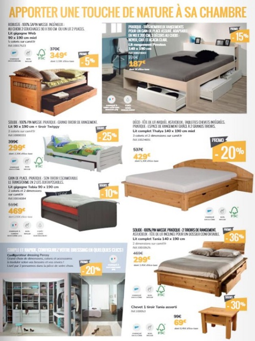 Camif : nouveau catalogue soldes d'été