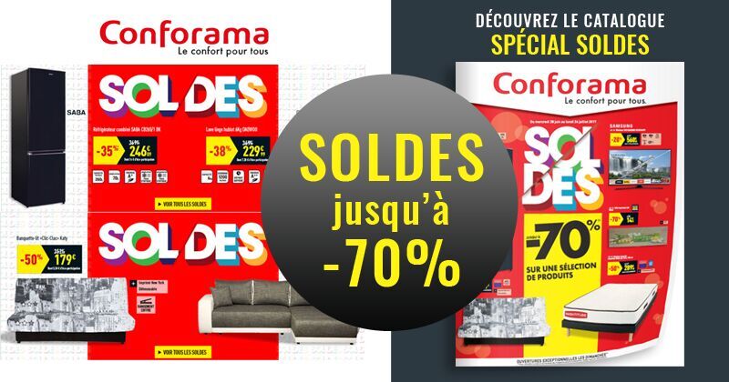 Cliquez ici pour accéder au catalogue Conforama