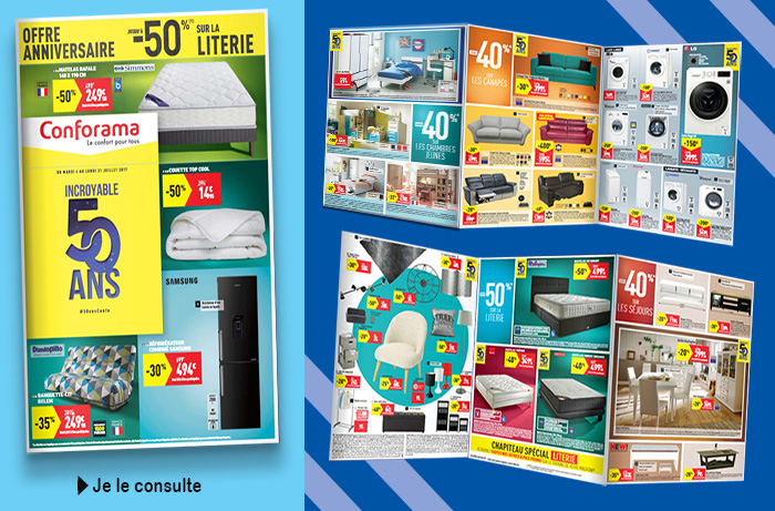 Cliquez ici pour accéder au catalogue Conforama