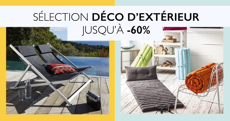 Soldes déco: nos envies tendances pour l'extérieur Soldes déco: nos envies tendances pour l'extérieur