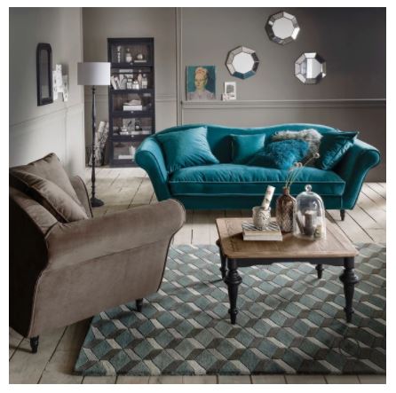 Cliquez ici pour voir le miroir de forme hexagonale de chez La Redoute Intérieurs