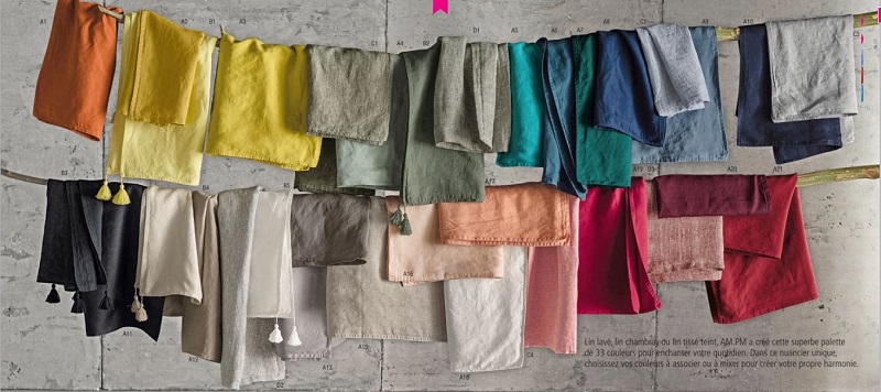 Cliquez ici pour voir la nouvelle collection de linge de maison AM.PM Cliquez ici pour voir la nouvelle collection de linge de maison AM.PM