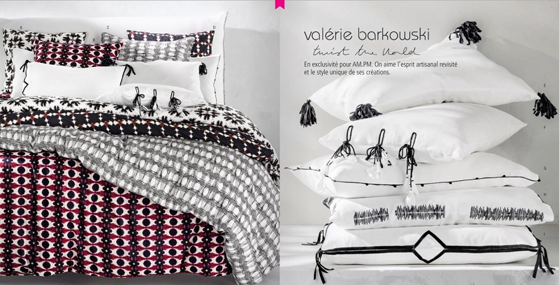 Cliquez ici pour voir la nouvelle collection de linge de maison Valérie Barkowski AM.PM