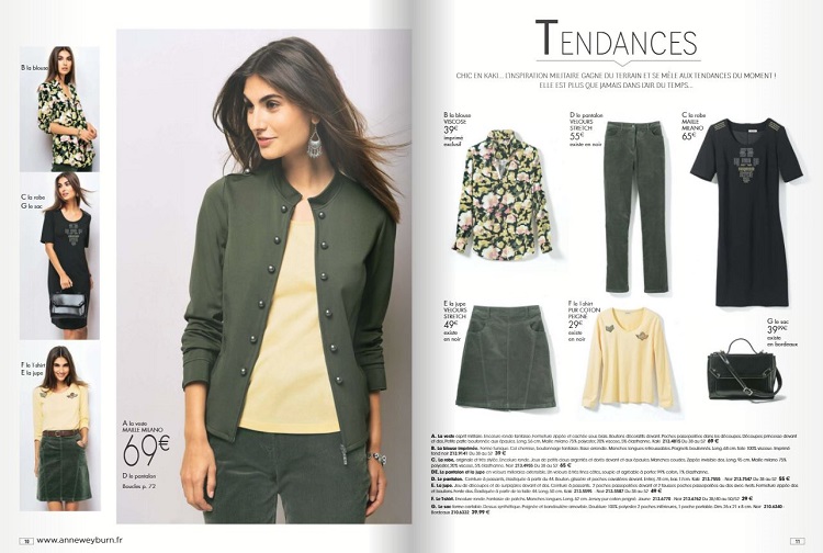 Nouveau catalogue Anne Weyburn Automne Hiver 2017