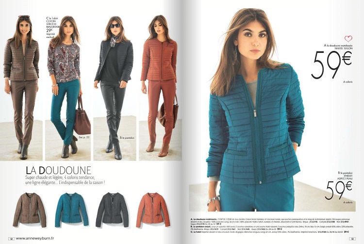 Nouveau catalogue Anne Weyburn Automne Hiver 2017