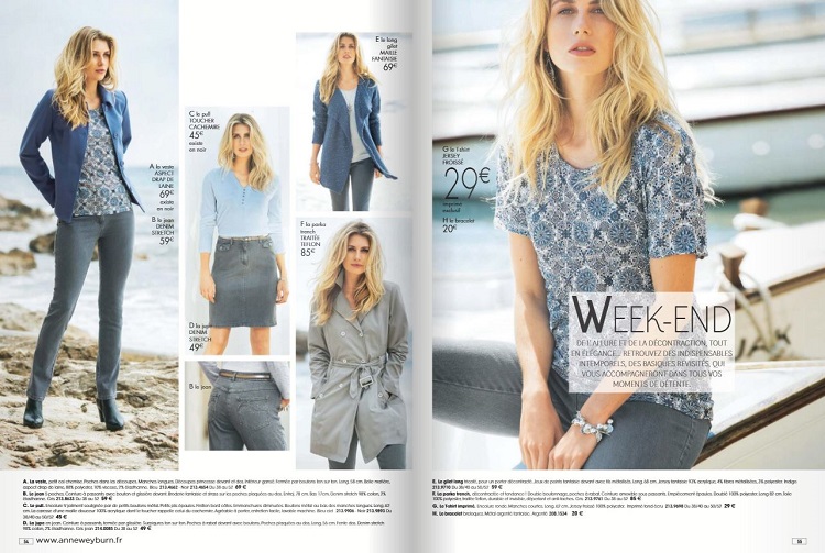 Nouveau catalogue Anne Weyburn Automne Hiver 2017