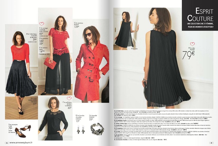 Nouveau catalogue Anne Weyburn Automne Hiver 2017